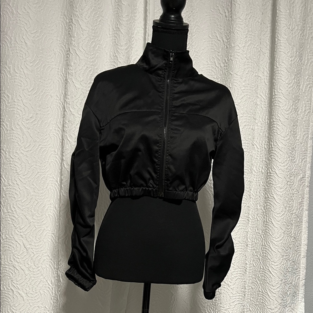 SHEIN Black Bomber Jacket for Women